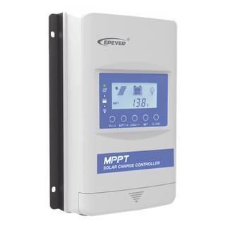 Controlador Solar MPPT 40A, Máximo Voltaje de Circuito Abierto Voc 100Vcc, Programado p/ Bateria de Litio en sistema a 12V | SIERRA STORE