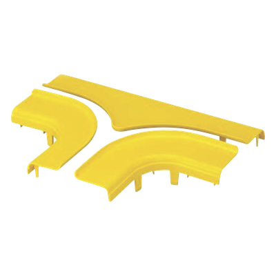 PANDUIT FRTSC4LYL - Tapa para Accesorio en T Horizontal / 4x4 / 90° / Abertura 19 mm (3/4 pulg) / ABS 94V-0 / 54.6 mm x 232.4 mm x | SIERRA STORE