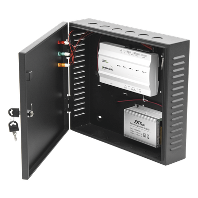 Controlador de Acceso 1 Puerta / 20,000 Huellas / 30,000 Tarjetas / TCP-IP / Sincronización Push / Memoria SD 32 GB / Fuente 12V CC 5A | SIERRA STORE