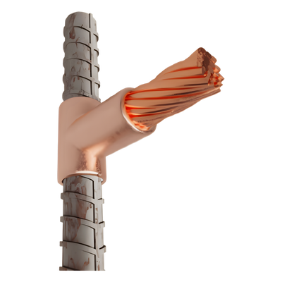 Molde para Soldadura Exotérmica / Cable Horizontal 4/0 a Varilla Vertical 1/2 / Ángulo Recto / Carga 150 | SIERRA STORE