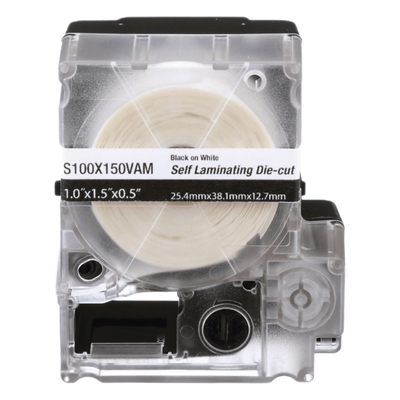 PANDUIT S100X225VAM - Casete de Etiquetas Autolaminadas / 125 Unidades / 1 x 2.25 Pulgadas (25.4 x 57.2 mm) / Cables 8-4 AWG | SIERRA STORE