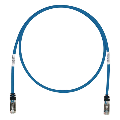 PANDUIT STP6X10MBU - Patch Cord / Cat6A S/FTP / CM/LS0H / 10 m (32.81 ft) / 26 AWG / 500 MHz / Azul | SIERRA STORE