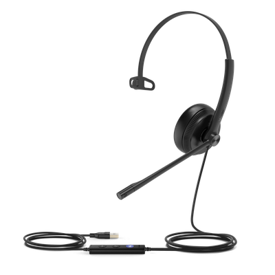 Diadema USB / Mono / Cancelación de Ruido Pasiva / Plug-and-Play / Certificación Microsoft Teams / Active Protection Auditiva | SIERRA STORE