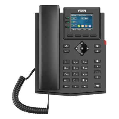 Teléfono IP Wi-Fi / 4 Líneas SIP / Pantalla LCD Color 2.4" / Wi-Fi Dual 2.4/5 GHz / PoE / Audio HD | SIERRA STORE