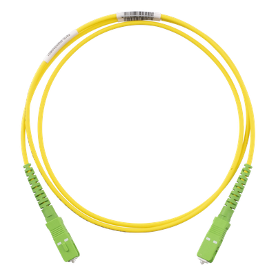PANDUIT F913RANANSNM001 - Jumper de Fibra Óptica / Monomodo OS2 9/125 / SC/APC-SC/APC Simplex / OFNR Riser / Amarillo / 1 m (3.28 ft) | SIERRA STORE