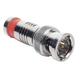 Conector BNC Macho en 75 Ohm, Montaje de Compresión Axial para Cable Coaxial RG-6/U, Níquel/ Oro/ Teflón. | SIERRA STORE