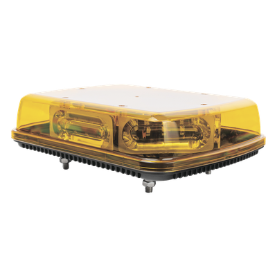 Mini Barra de Señalización / 18 LEDs Ámbar / Hyperlux / 25 Patrones de Destello / 12 VCC / -40°C a 55°C (-40°F a 131°F) | SIERRA STORE