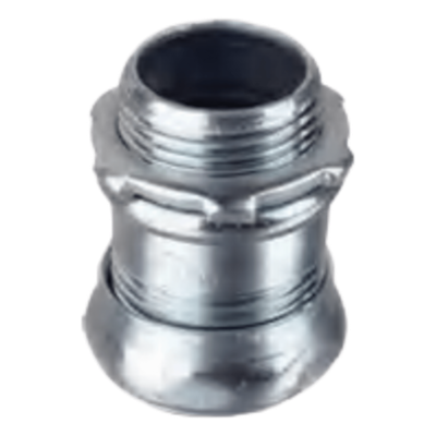 Conector de Compresión / 1 1/4" (32 mm) / Acero Galvanizado / UL Listed / Continuidad Eléctrica y Mecánica | SIERRA STORE