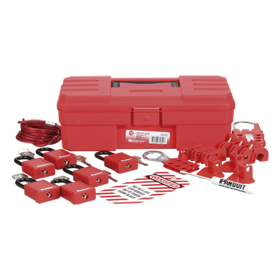 PANDUIT PSL-KT-CONA - Kit de Bloqueo LOTO para Contratistas / 6 Candados No Conductores / 15 Etiquetas Seguridad / Bolso 5.0' x 3.5' x | SIERRA STORE