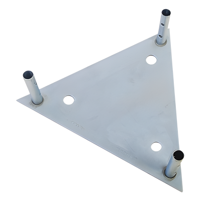Base para Tramo STZ60G con Placa 1/2", Niple de 3/4", Galvanizado por Inmersión en Caliente. | SIERRA STORE