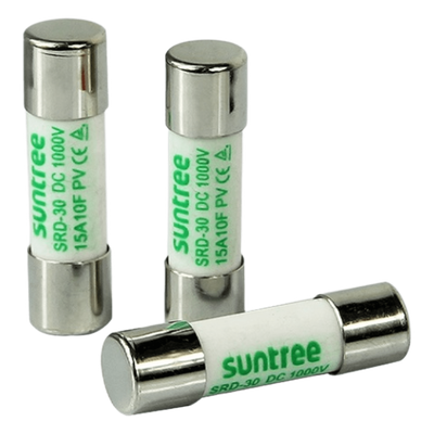 Fusible DC / 1000V / 25A / Limitación 20kA / 10x38mm / Aplicación Fotovoltaica | SIERRA STORE