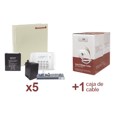 Kit de 5 paneles de control de alarma / VISTA-48LA / Hasta 48 zonas / Comunicación por línea telefónica / Batería y transformador / | SIERRA STORE