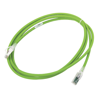 SIEMON ZM6A-S07-07B - Patch Cord / Cat6A S/FTP / CM-LS0H / 2.13 m (7 ft) / Verde / Bulk | SIERRA STORE
