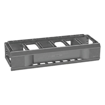 Organizador de Cables Horizontal / Sencillo Frontal / Rack 19in / 2 UR / Montaje sin Herramientas | SIERRA STORE