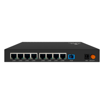 ONU Dual EPON/GPON / 8 Puertos PoE 802.3at Gigabit / 1 Puerto SC/UPC / Triple Play / Gestión OLT | SIERRA STORE