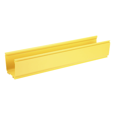 PANDUIT FR4X4YL6 - Canaleta FiberRunner™ 4X4, de PVC Rígido, Color Amarillo, 1.8 m de Largo | SIERRA STORE