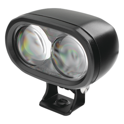 Luz LED de Advertencia Peatonal / Punto Azul Proyectado / 12-80 VCC / IP67 / Aluminio y Policarbonato / 4.7 x 4.1 x 2.6 in | SIERRA STORE