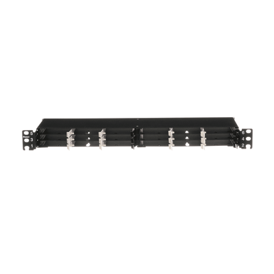 PANDUIT FLEX1UPN04 - Panel de Distribución de Fibra Óptica / 1 UR / 19" / 144 Fibras / 18 Cassettes HD Flex / 4 Espacios / 1.72" (43.7 | SIERRA STORE