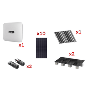 Kit Solar Interconexion  / 6 kW  220Vca / Inversor HUAWEI/ Montaje Incluido - HUAWEI FUSIONSOLAR