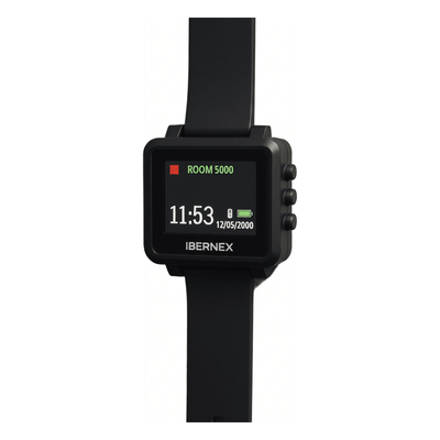 Reloj Receptor Inalámbrico de Muñeca / Display LCD a Color / Batería Recargable / Almacena 3000 Caracteres / Radiofrecuencia 433 MHz | SIERRA STORE