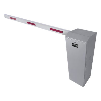 ACCESSPRO KIT-XBS-LB - Kit de Barrera Vehícular Izquierda Color Gris y Brazo Ajustable de 3.6 a 5.5 m | SIERRA STORE