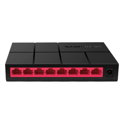 Switch No Administrable / 8 Puertos Gigabit 10/100/1000 Mbps / Capacidad 8 Gbps / Sin Ventilador / Plug and Play | SIERRA STORE