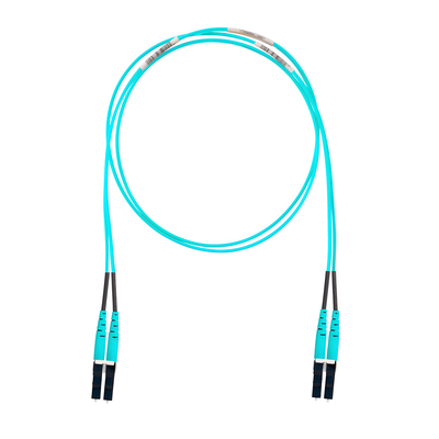 PANDUIT FZ2ERLNLNSNF010 - Jumper de Fibra Óptica / OM4 50/125 / LC-LC Dúplex / OFNR Riser / Aqua / 3.05 m (10 ft) | SIERRA STORE