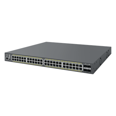Switch Poe de 48 Puertos Gigabit y 4 Puertos SFP, Administrable en la Nube, Hasta 740 W, Capa 2, Soporta PoE+ 802.3  at/af | SIERRA STORE
