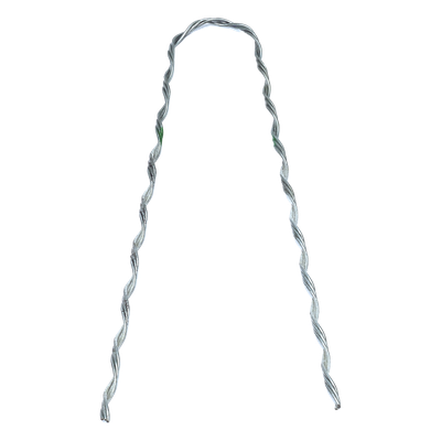 Remate Preformado Retenida / Acero Galvanizado / Cable Figura 8 con Mensajero 3.1 mm / Tensión 1746 kg / Longitud 304.8 mm (12') / | SIERRA STORE