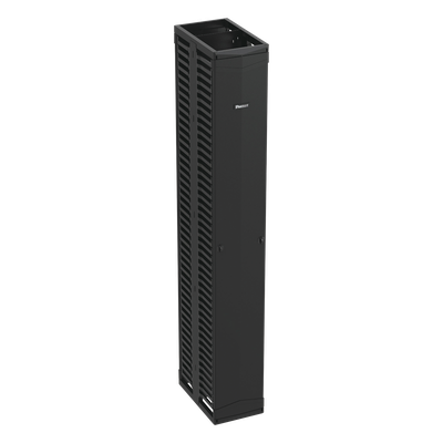 PANDUIT PR2VD12 - Organizador de Cable Vertical Doble / 45 Espacios Rack 19" / 12in (304.8 mm) Ancho / Tapas de Acero / Dedos ABS / | SIERRA STORE