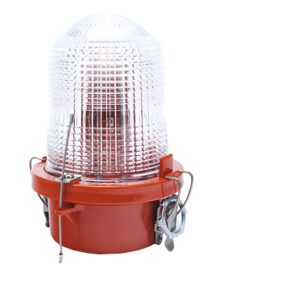 Luz de Obstáculo FAA Tipo L-810 / LED Rojo e Infrarrojo / Intensidad Baja 32.5 CD / 12W / 120-240V AC / Haz Vertical 10° / Cobertura | SIERRA STORE