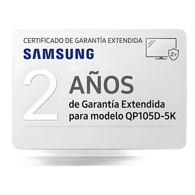 Extension de garantia para pantallas profesionales modelo QP105D-5K | SIERRA STORE