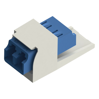 PANDUIT CMDSLCZIW - Módulo Acoplador / LC Duplex / Fibra Monomodo OS1/OS2 / Mini-Com / Cerámica Zirconia / Blanco Mate | SIERRA STORE