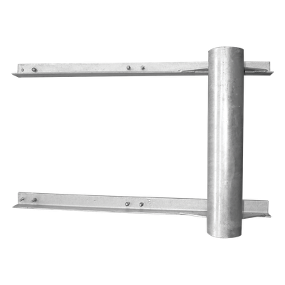 Brazo Lateral para Torre / Tubo 4.5" (114.3 mm) / Altura 60 cm (1.97 ft) / Acero ASTM A-36 / Galvanizado en Caliente / Compatible | SIERRA STORE