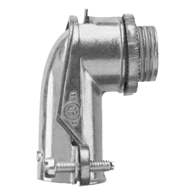 Conector Curvo para Tubo Flexible / 3/8" (10 mm) / Diámetro 30 mm / Largo 46 mm / Acabado Resistente a Corrosión | SIERRA STORE