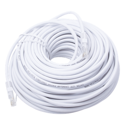 LINKEDPRO BY EPCOM LP-UT3-3000-WH - Cable de Parcheo UTP Cat5e / 30 m (98.43 ft) / 100 Ohm / 10/100Base-T / Blanco | SIERRA STORE