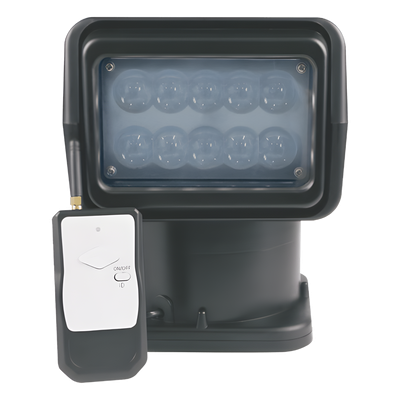 Faro de Búsqueda LED / 30W / 8000 Lux a 5 m (16.4 ft) / IP65 / Control Remoto / DC 12V/24V / Rotación 360° | SIERRA STORE