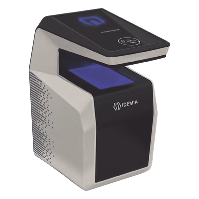 Lector de huella 3D sin contacto / Captura 4 dedos / MIFARE DESFire / Ethernet / Montaje en pared | SIERRA STORE