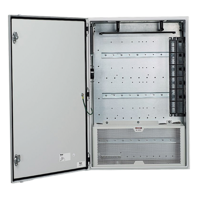 PANDUIT Z23C-S - Gabinete de Zona de Red / Montaje en Pared / 2 Switches Industriales / IP66 / UL Tipo 4/12 / Rieles DIN / Puerta | SIERRA STORE