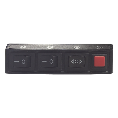 Switch de Control de Patrones de Destello / 5 Interruptores / 12 VCC / 15 A / 104 mm x 55 mm x 33 mm / 4.1 x 2.2 x 1.3 pulgadas | SIERRA STORE