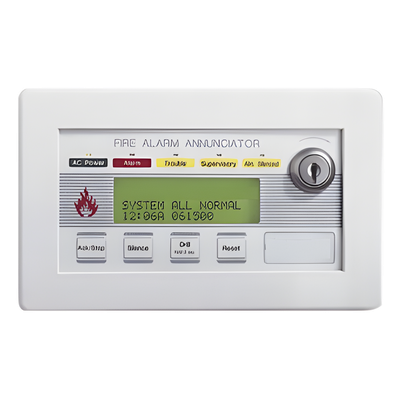 Anunciador Remoto de Incendio / LCD Retroiluminado 80 Caracteres / Puerto EIA-485 / Hasta 32 Unidades por Panel / Alimentación 24 VCC | SIERRA STORE