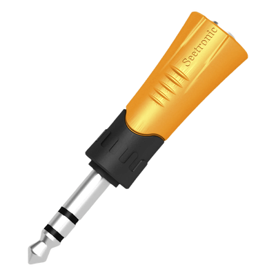 Adaptador de Audio Estéreo / 1/4" (6.35 mm) a Jack 3.5 mm / Carcasa Plástica Resistente | SIERRA STORE