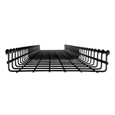Charola Tipo Malla / Ancho 300 mm / Peralte 66 mm / Tramo 3 m (9.8 ft) / Capacidad 315 Cables UTP Cat6 / Acabado Epóxico Negro | SIERRA STORE