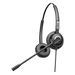 Diadema binaudal (duo) con tecnología antishock para teléfonos IP FANVIL y Polycom con micrófono de cancelación de ruido, larga | SIERRA STORE