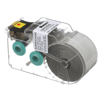 PANDUIT S100X125VAC - Casete de Etiquetas Autolaminadas / 25.4 x 31.8 mm (1 x 1.25 in) / Cables 3 a 7.1 mm (0.12 a 0.28 in) / 225 | SIERRA STORE