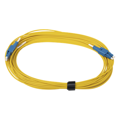 SIEMON FBP-LCULCUL-10 - Jumper de Fibra Óptica BladePatch Monomodo OS1/2, XGLO, Riser, LC/UPC-LC/UPC Duplex, OFNR, Color Amarillo, 10 | SIERRA STORE