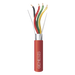 Cable Riser para Alarmas / 4 x 18 AWG / Blindado / FPLR / 152 m (500 ft) / Forro Rojo / 75°C | SIERRA STORE