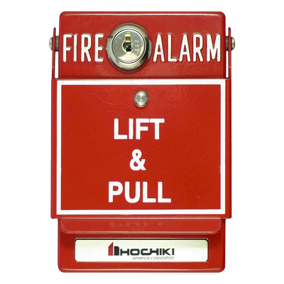 Estación Manual Direccionable / Doble Acción Levantar-Jalar / Con Llave de Reinicio / Metálica / 17-41 VDC / 0°C a 49°C | SIERRA STORE