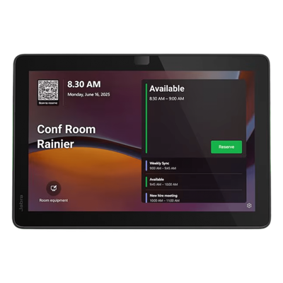 Panel de Programación de Salas / Pantalla Táctil 10.1" / Resolución 1920x1200 / Android 13 / PoE IEEE 802.3af / Wi-Fi 802.11ac / | SIERRA STORE
