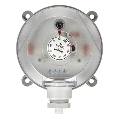Interruptor de Presión Diferencial / Rango Ajustable 20 a 200 Pa / Montaje en Ducto / IP54 / SPST 1.5 A a 250 VAC | SIERRA STORE